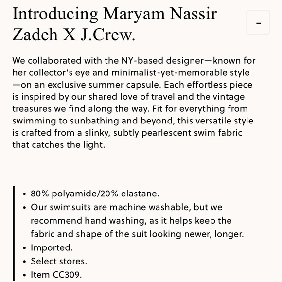 NEW Maryam Nassir Zadeh x J Crew Cross-Back One Piece Swimsuit Pink Size 2 $138 - Picture 9 of 13